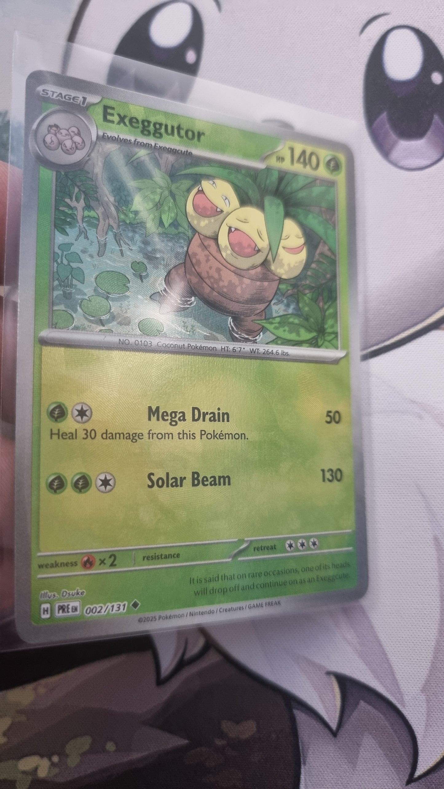 Exeggutor 002/131 Poke Ball Reverse Holo Prismatic Evolutions - English single