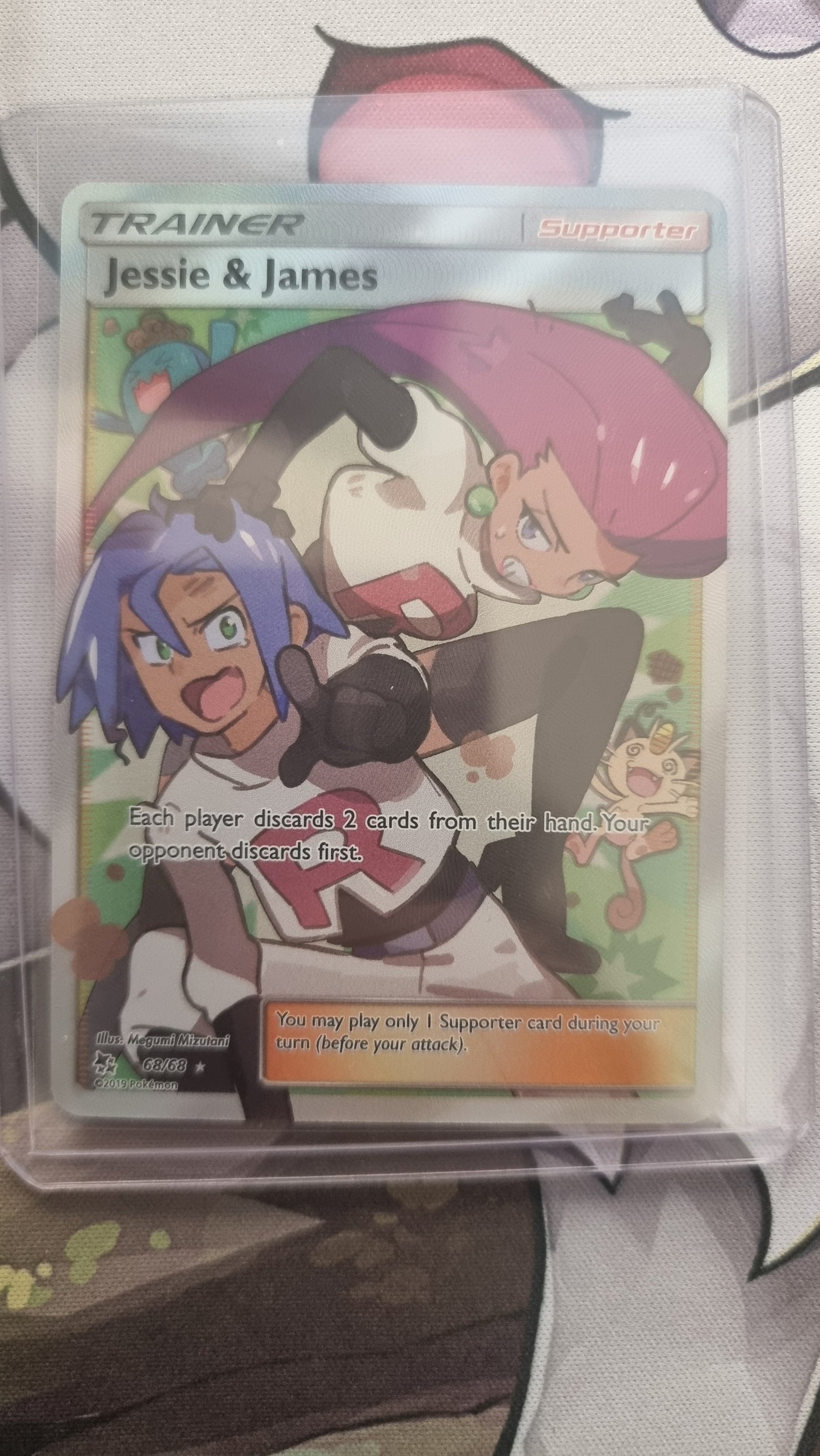 Jessie And James 68/68 Full Art Hidden Fates - English single