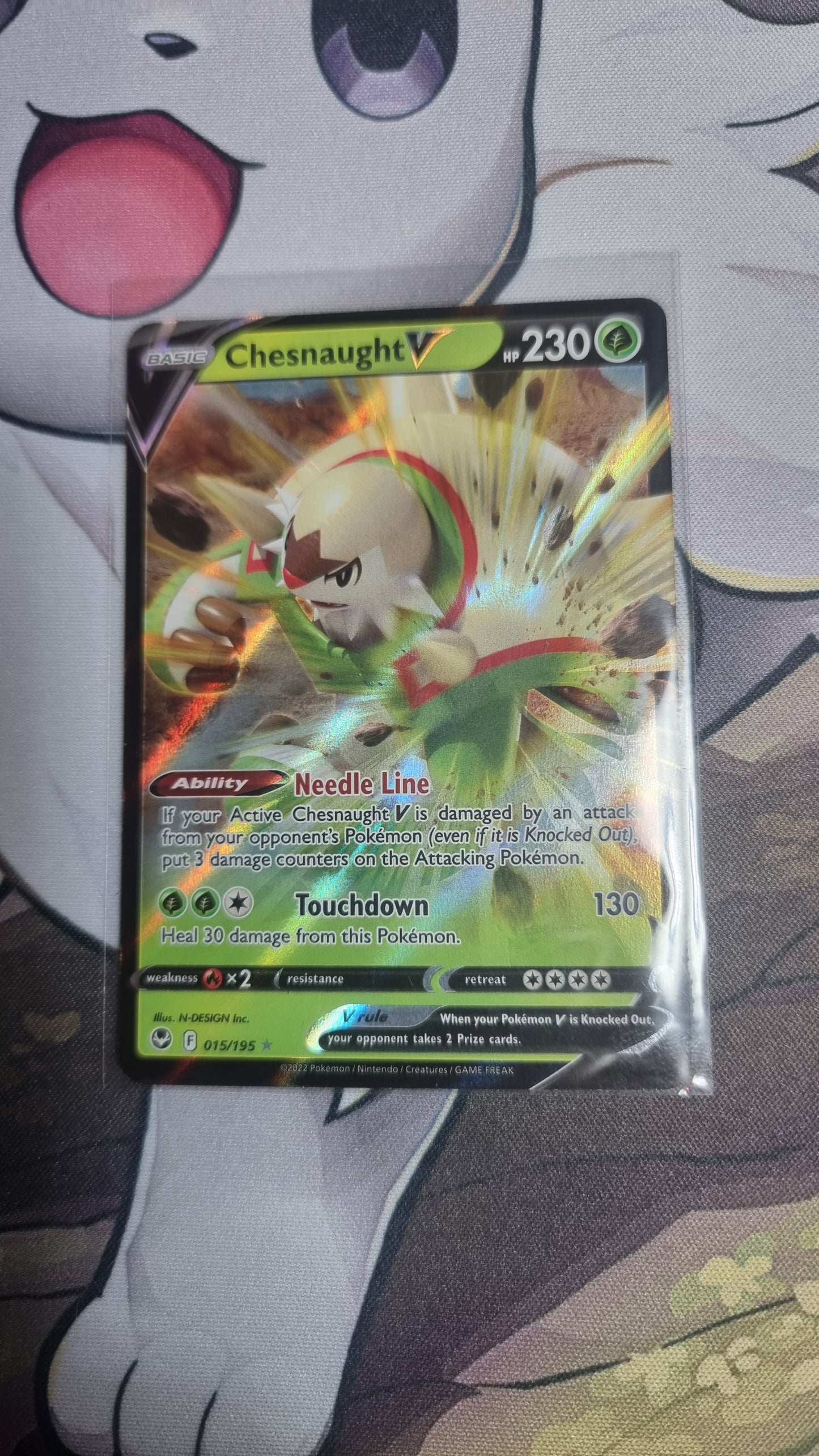 Chesnaught V - 015/195 - Silver Tempest - English single