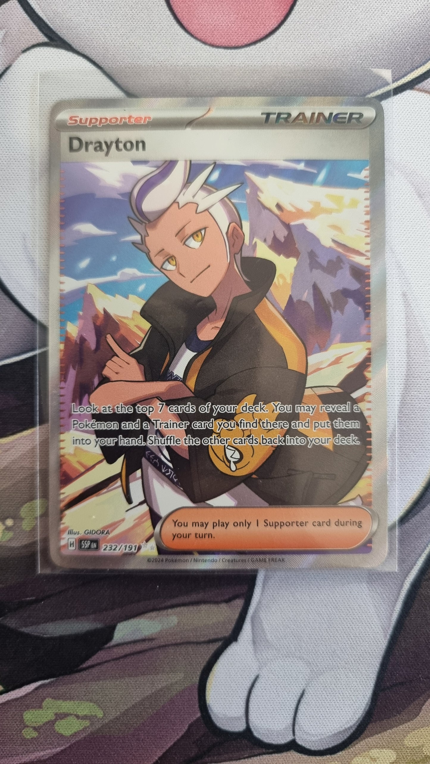 Pokemon - Drayton - 232/191 - Full Art - Surging Sparks - English single