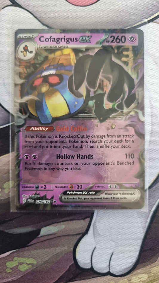 Pokemon - Cofagrigus ex - 076/182 - Paradox Rift - English single