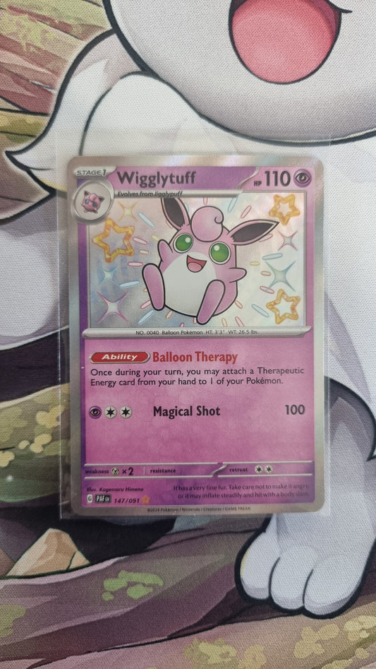 Pokemon - Paldean Fates - 147/091 Wigglytuff - Baby Shiny - English single