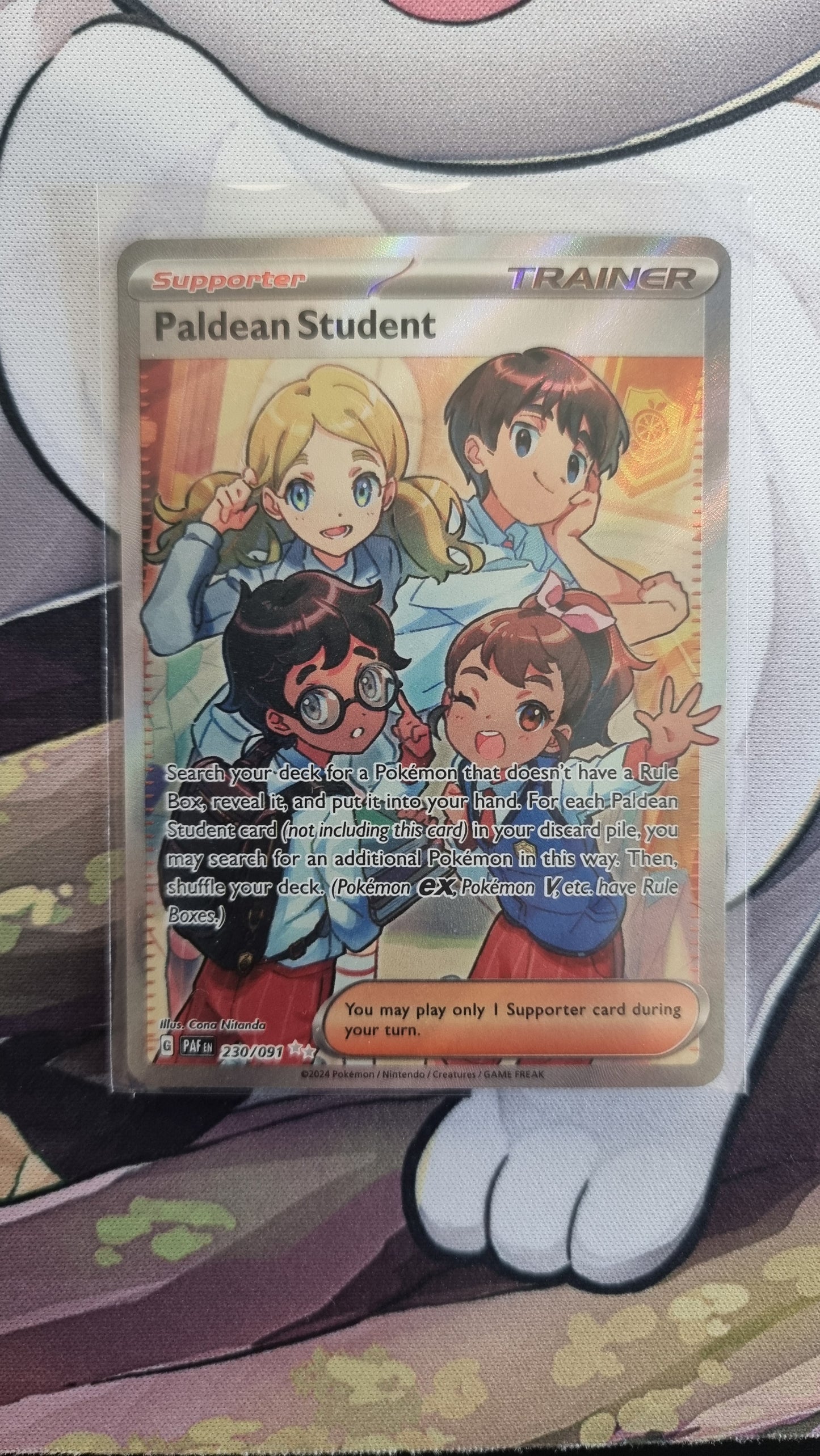 Pokemon - Paldean Student - 230/091 - Paldean Fates - English single