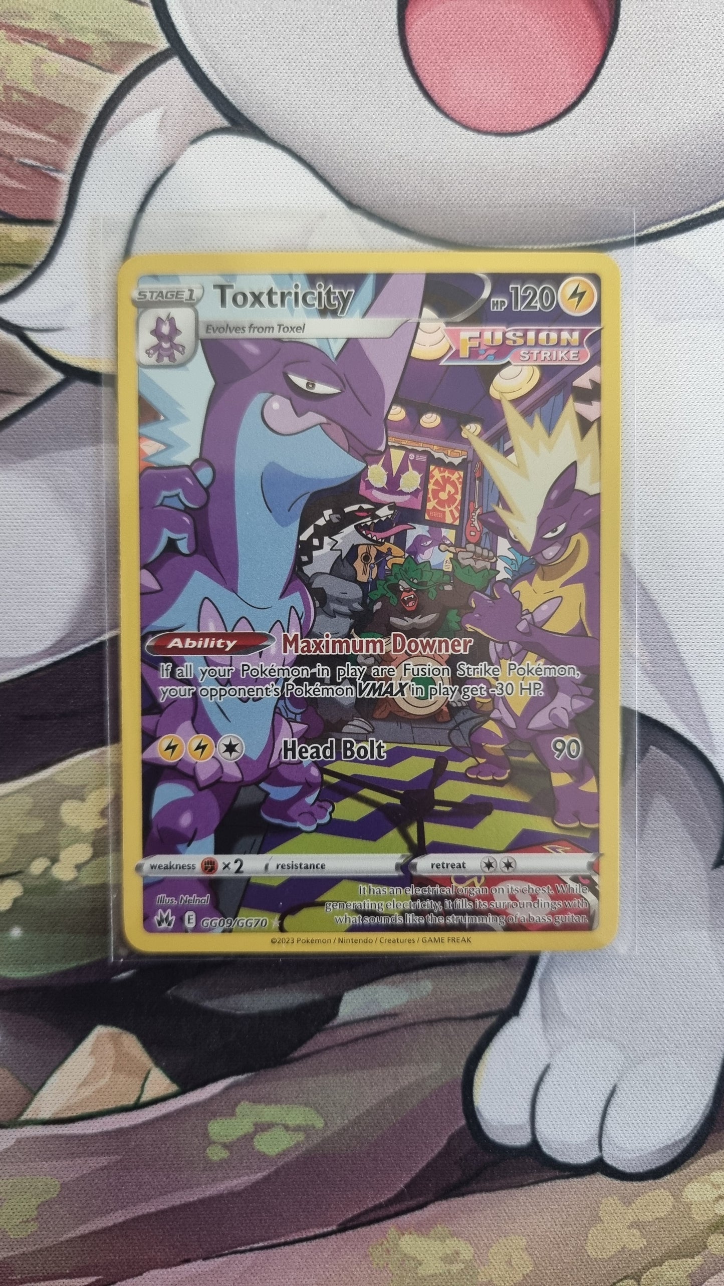 Pokemon Toxtricity Galarian Gallery GG09/GG70 - English single