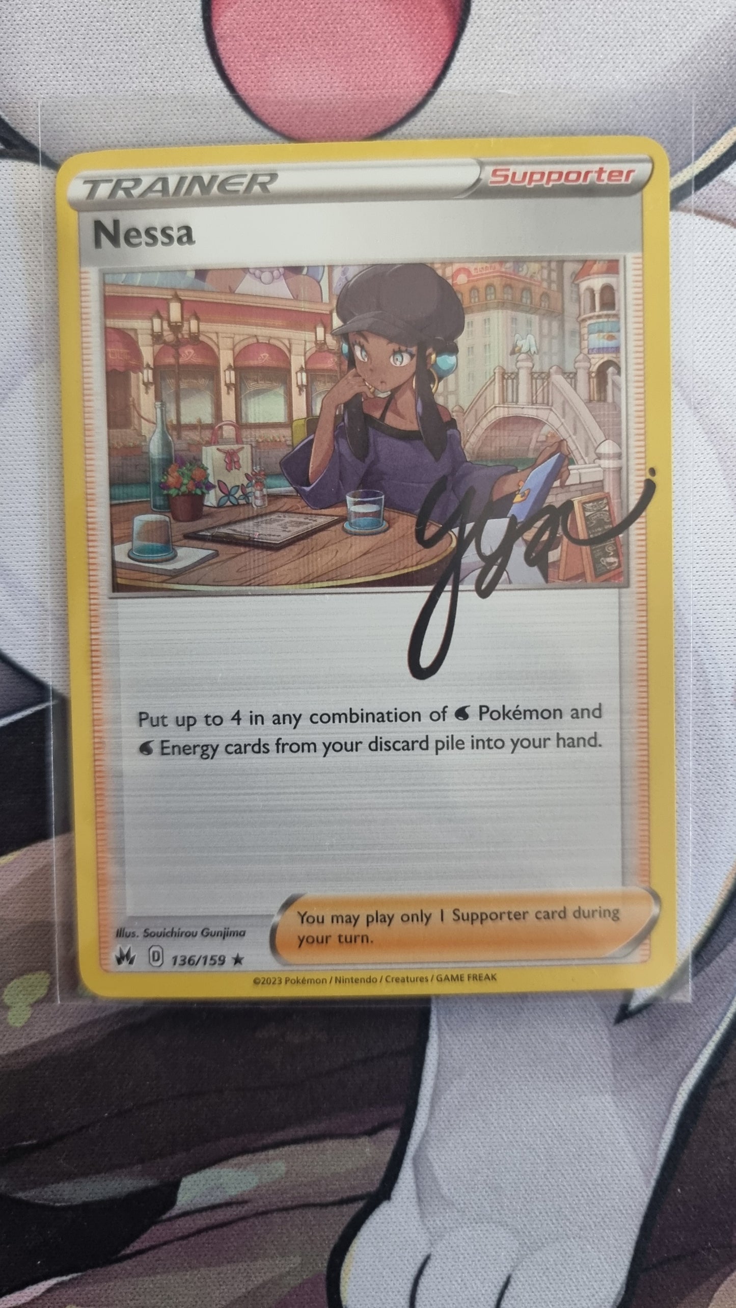 Pokemon 136/159 Nessa Crown Zenith 136/159 - English single