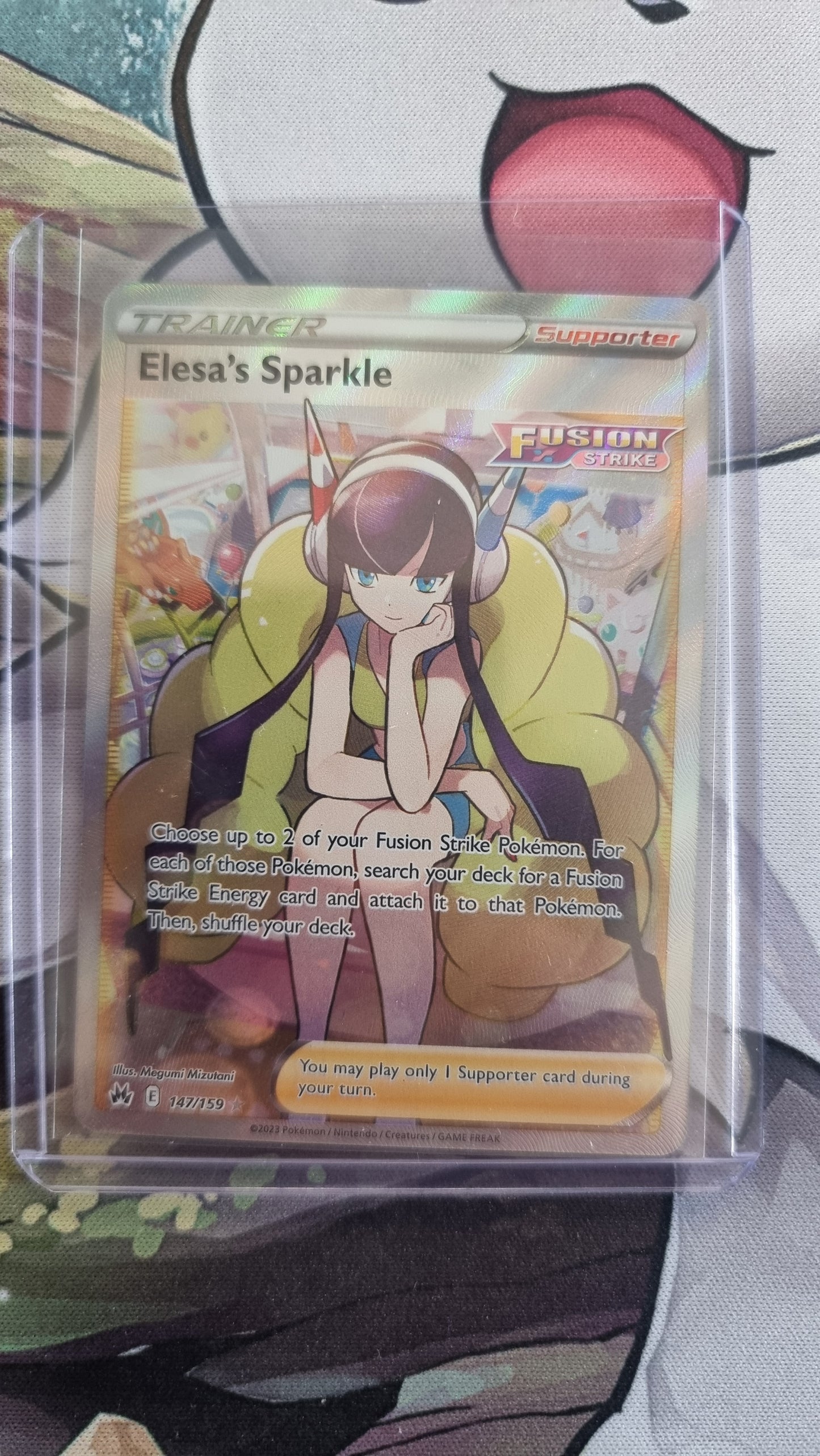 Pokémon Elesa's Sparkle 147/159 Full Art SWSH Crown Zenith - English single