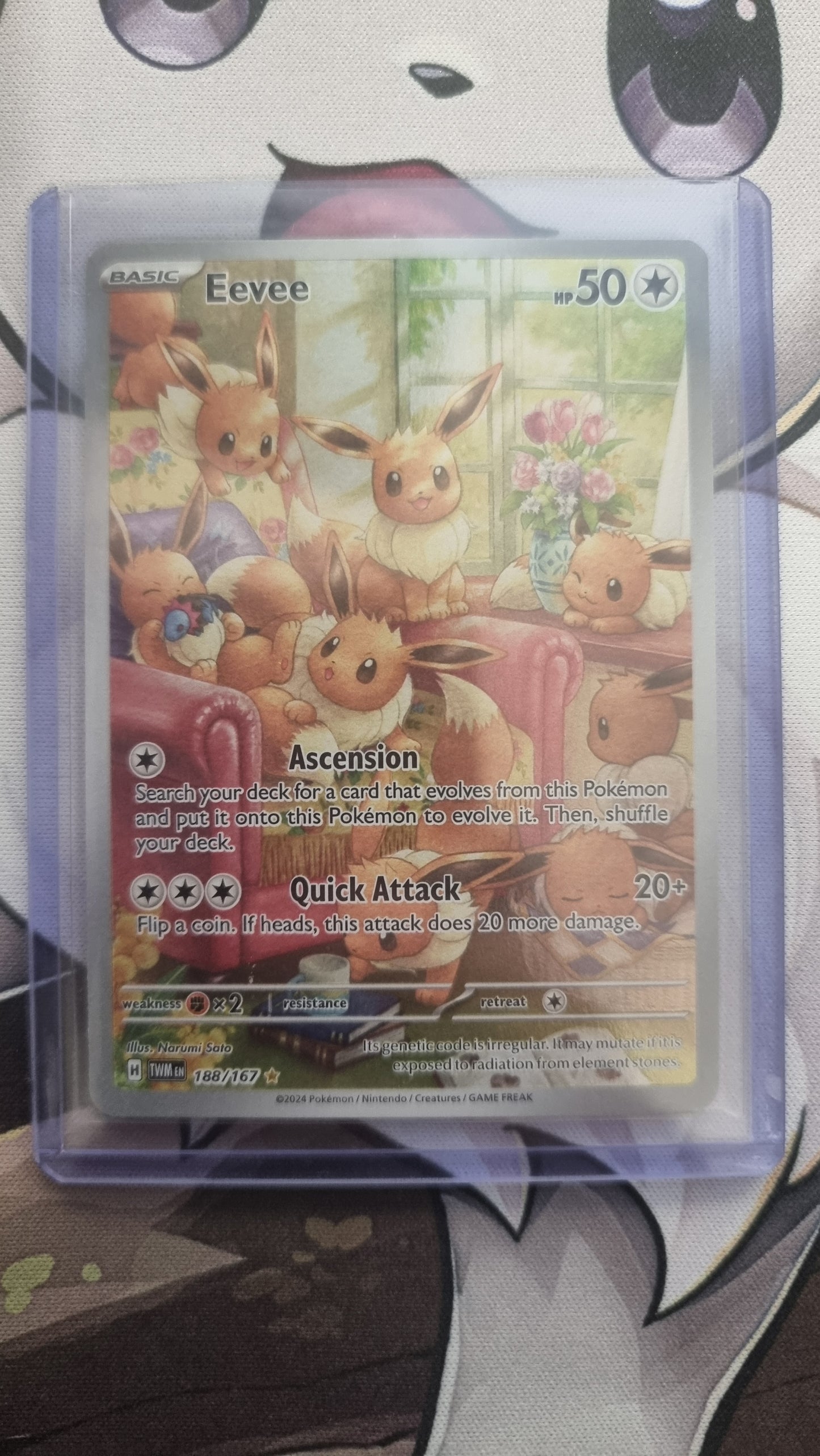 Eevee 188/167 Sv06: Twilight Masquerade Holo - English single