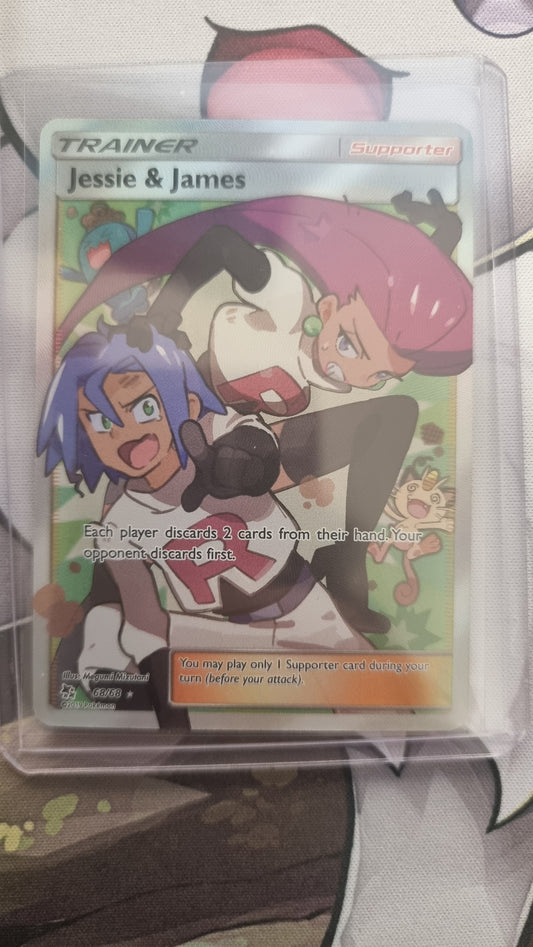 Jessie And James 68/68 Full Art Hidden Fates - English single