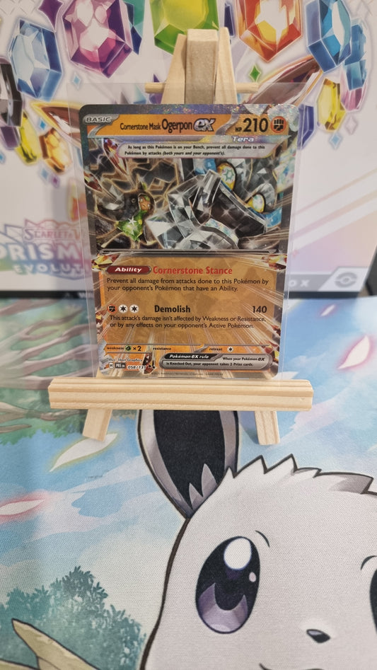Cornerstone Mask Ogerpon ex (PRE 058) - English Single